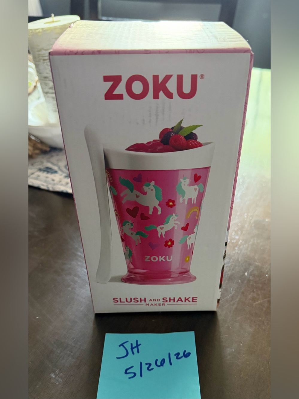 Zoku Pink Unicorn Slush and Shake Maker